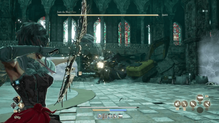 Use Ranged or Jump Attacks on Her Head