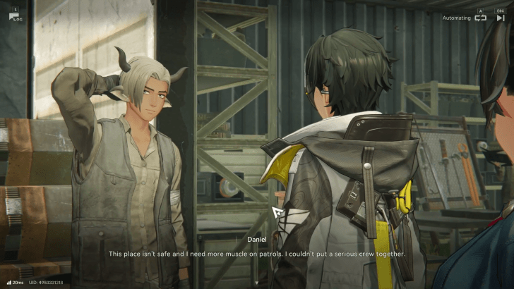 Endfield - Talk to Daniel