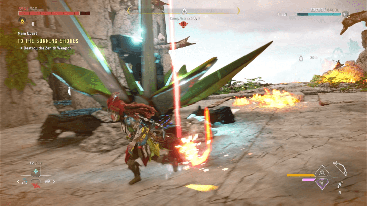 To the Burning Shores Equip Fire Resistance