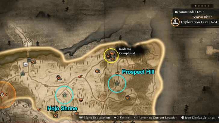 Tenryu River - Kodama 2 Map