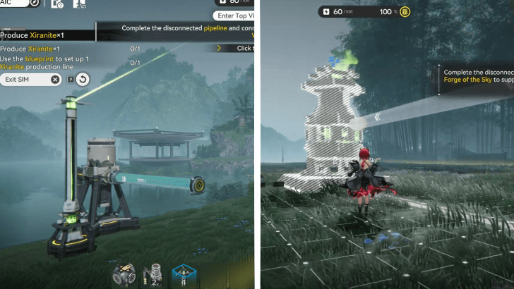 Connect the Fluid Pump to the Forge of the Sky