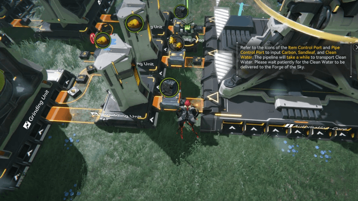 Input the Correct Items to their Item Control Port