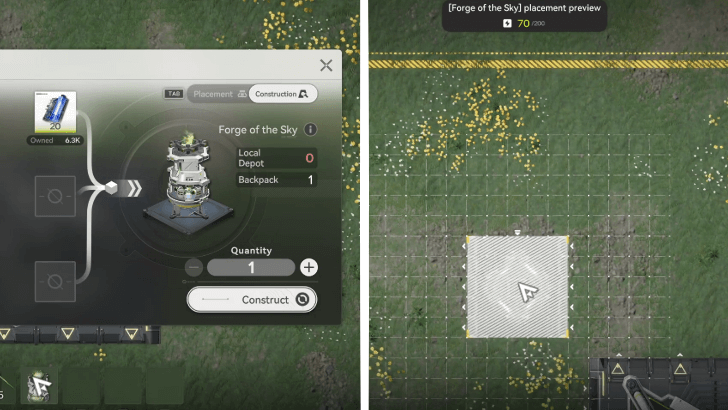 Place the Forges of the Sky in the Core AIC Area