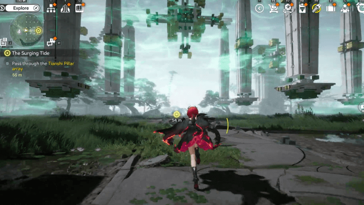 Pass Through the Tianshi Pillar Array