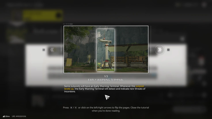 Endfield - Check the Early Warning Terminal