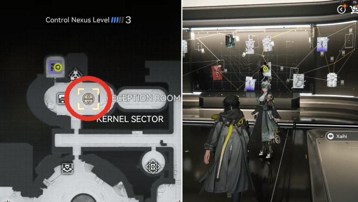 Go to the Reception Room and Talk to Xaihi