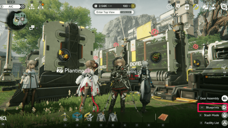 Open the Blueprints Window