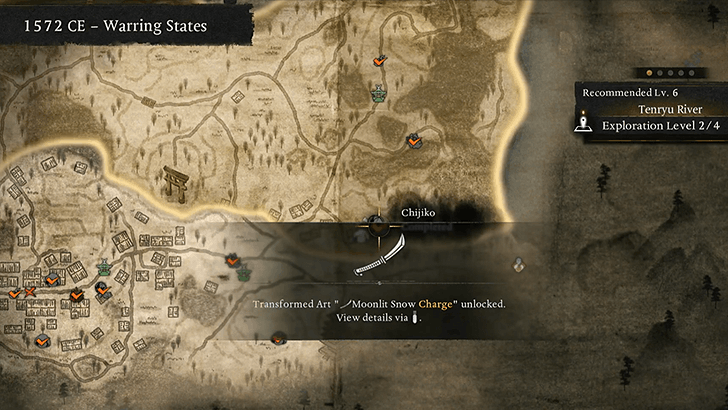 Tenryu River - Tenryu River Chijiko 1 Map