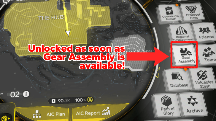 Arknights Endfield - Gear Assembly in Protosync Menu