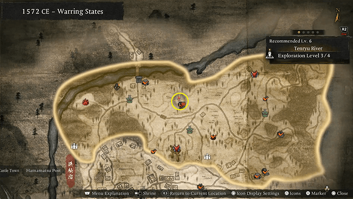 Tenryu River - Tenryu River Chijiko 2 Map