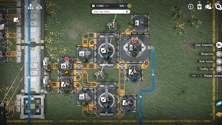 Xiranite Production Line Blueprint