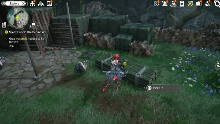 Grab Materials Needed to Fix Raft