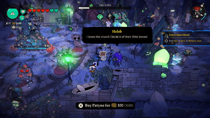 Purchase a Follower Exuding a Dark Aura