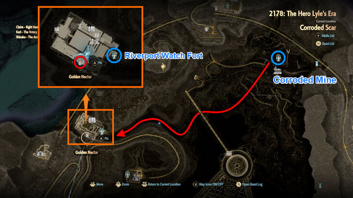 Golden Nectar 21 Map