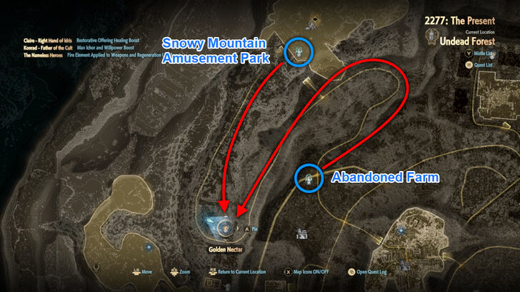 Golden Nectar 34 Map