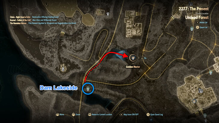 Golden Nectar 35 Map