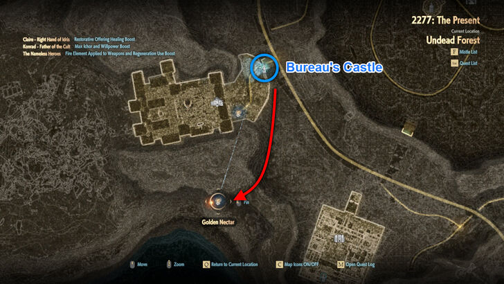 Golden Nectar 38 Map