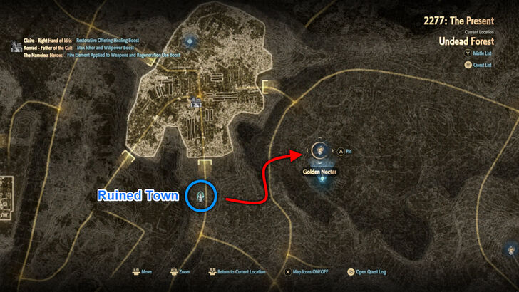 Golden Nectar 33 Map