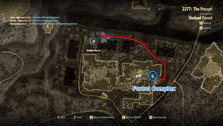 Golden Nectar 32 Map