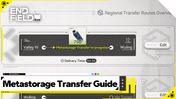 Arknights Endfield - Metastorage Transfer Guide
