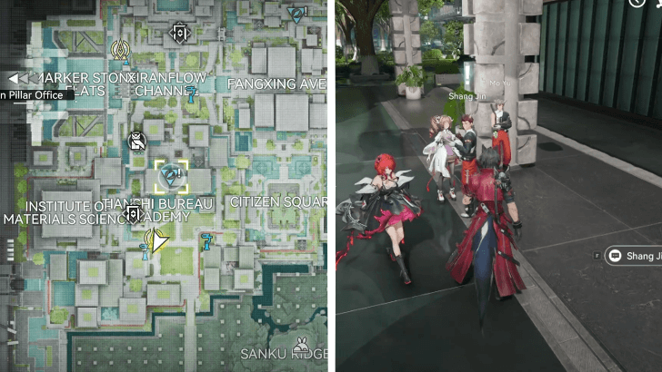 Speak to Shang Jin in Wuling City