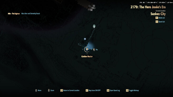 Golden Nectar 12 Map