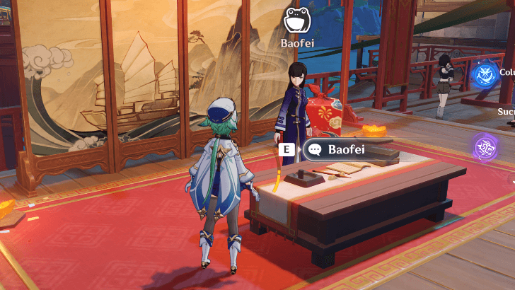Genshin - Talk to Baofei