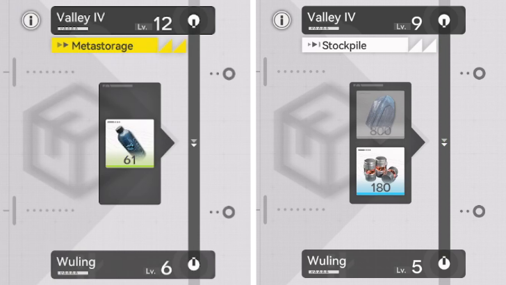 Metastorage Transfer vs. Stockpile Regional Transfer