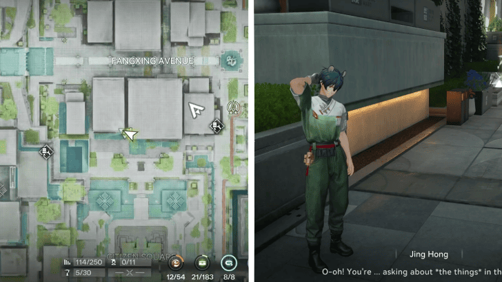 Speak to Jing Hong in Wuling City