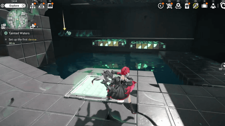 Raise the Platforms by Stepping on the Pressure Switch