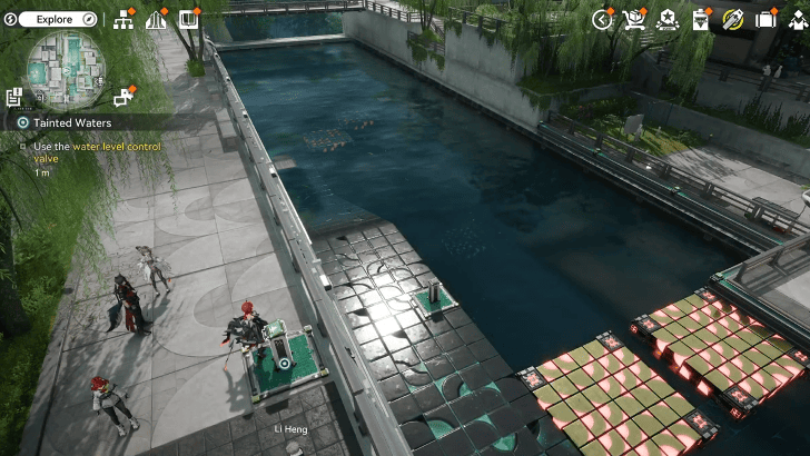 Use the Water Level Control Valve