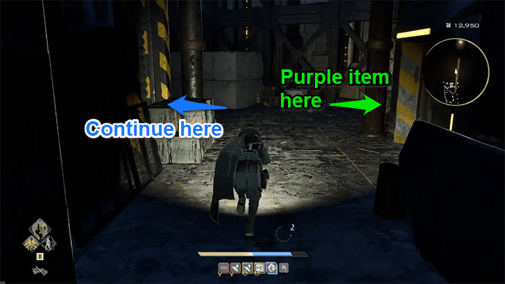 Going through the alley