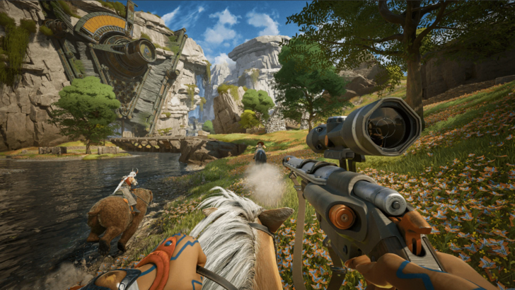 Highguard Player Mounted With Sniper