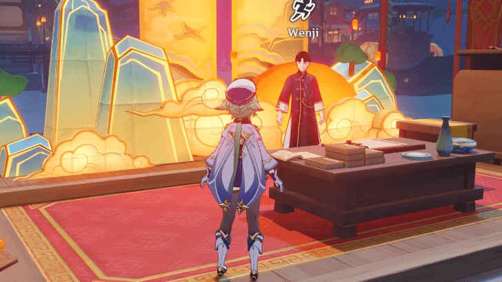 Genshin - Talk to Wenji