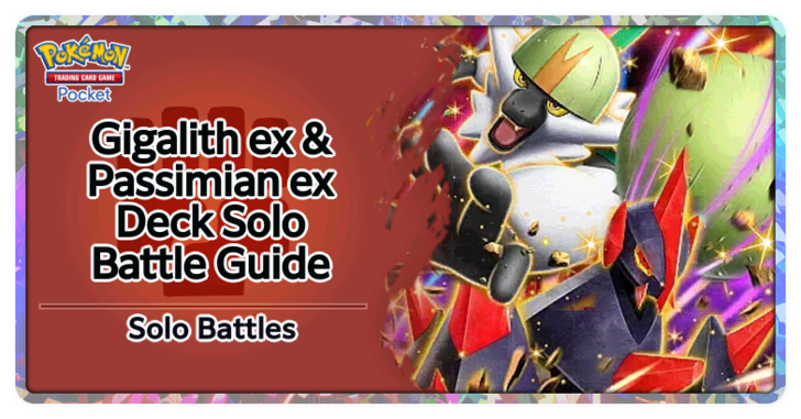 Pokemon TGC Pocket - Gigalith ex & Passimian ex Deck (Fantastical Parade) Deck Build and How to Play