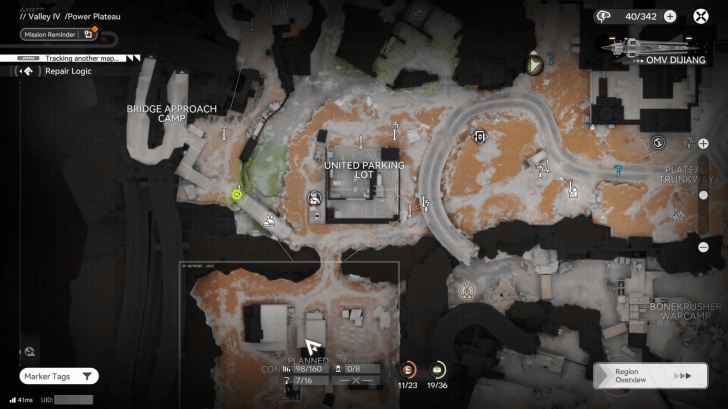 Go to the Bridge Approach Camp