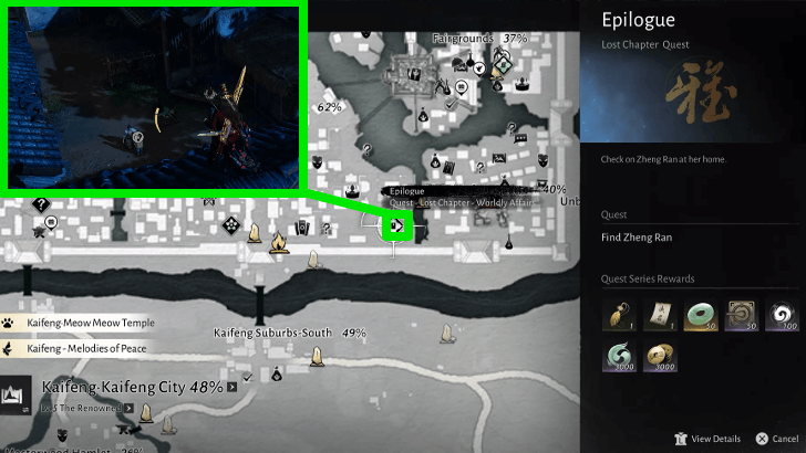 Epilogue Map Location