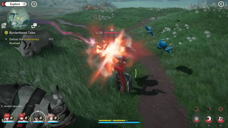 Defeat the Waterlamps