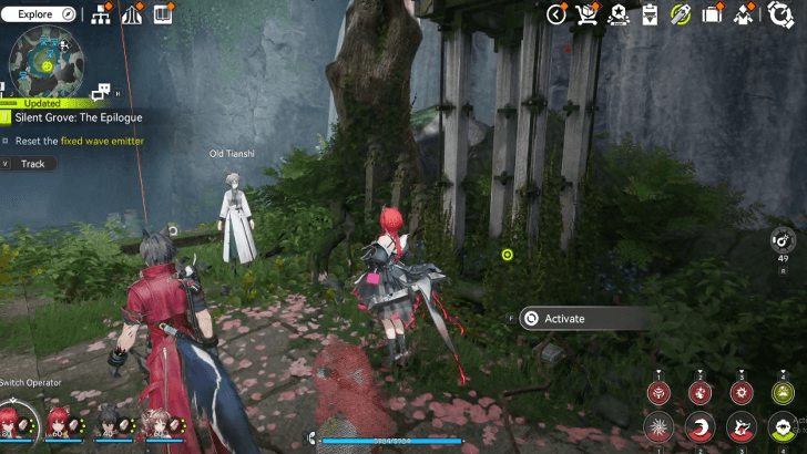 Reset the Fixed Wave Emitter