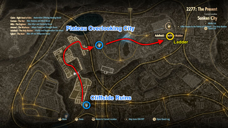 Adelheid - The Holy Maiden Map