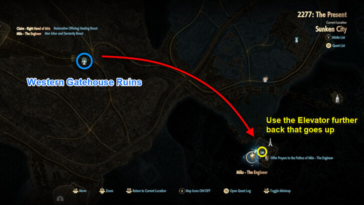 Milo - The Engineer Map