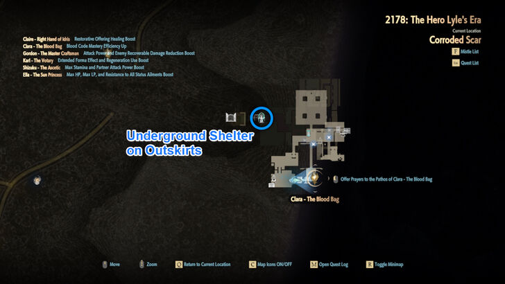 Clara - The Blood Bag Map