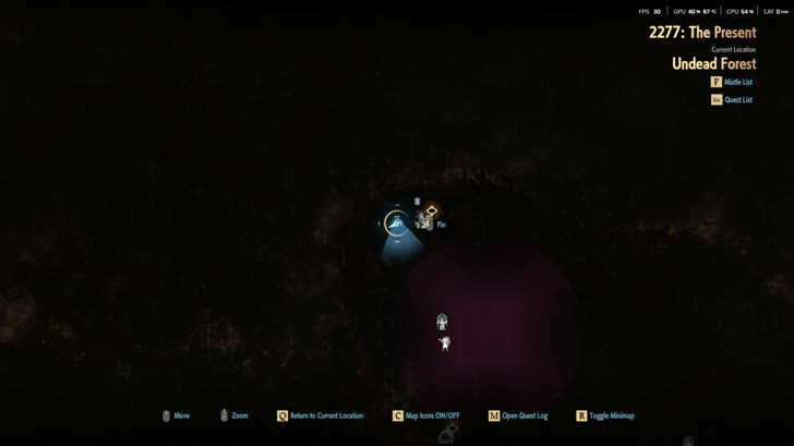 Fangs of the Hunter Map Location