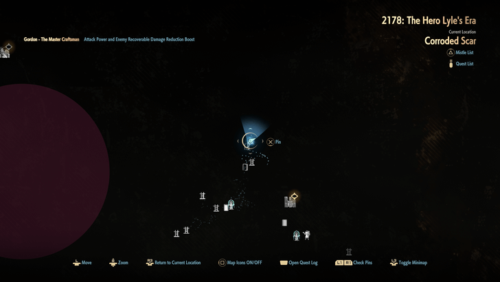 Darkborn Blade Map Location