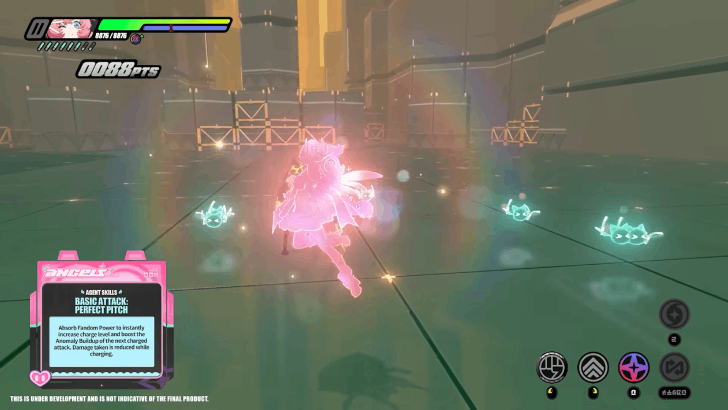 Aria Charged Basic Attack