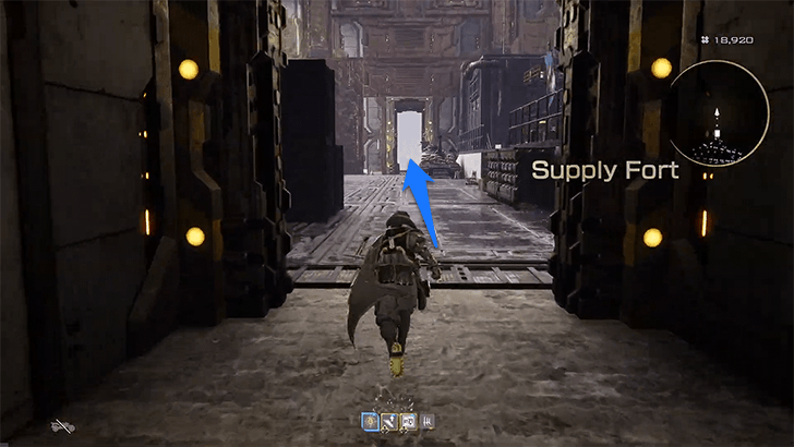 Pass Through Supply Fort to Forward Base Two