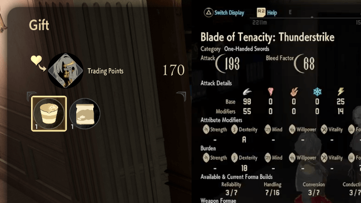 Code Vein 2 - Partner Affinity and Trade