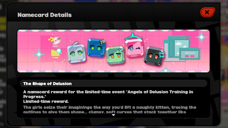 Namecard Reward - The Shape of Delusion