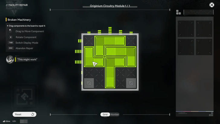 How to Solve the Originium Circuitry Puzzle