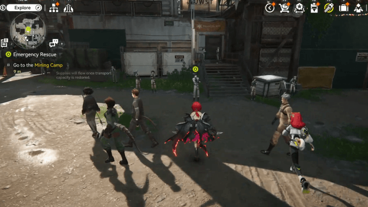 Go to the Mining Camp